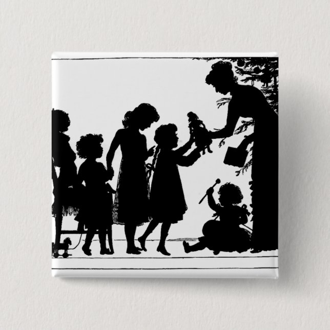 Weihnachtsgeschenke machen button (Vorderseite)