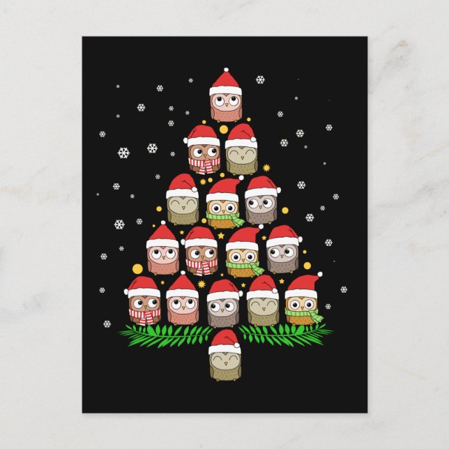 Weihnachtsgeschenke Mädchen Weihnachtsbaum Geschen Postkarte (Vorderseite)