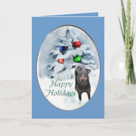 Weihnachtsgeschenke Manchesters Terrier Feiertagskarte