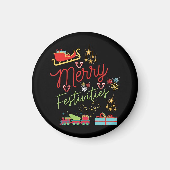 Weihnachtsgeschenke Meriten Magnet (Vorne)
