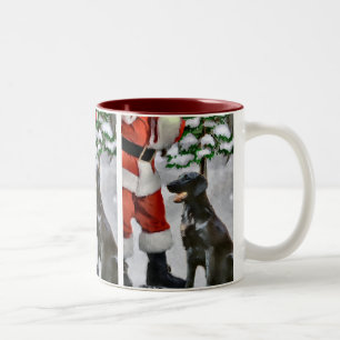Weihnachtsgeschenke mit Flachbildschirm Zweifarbige Tasse