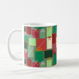 Weihnachtsgeschenke mit Ribbons und Bows Kaffeetasse