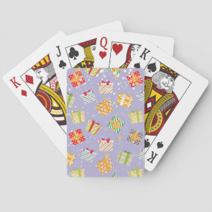 Weihnachtsgeschenke Muster Spielkarten