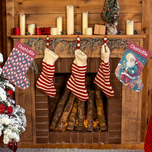 Weihnachtsgeschenke Name der Kinder Kleiner Weihnachtsstrumpf