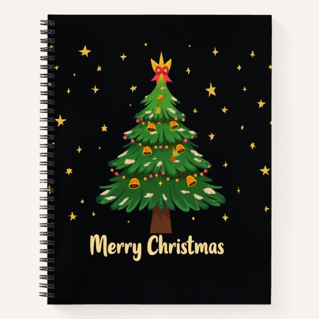 Weihnachtsgeschenke Notizbuch (Vorderseite)