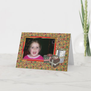 Weihnachtsgeschenke & Ornamente Fotokarte Feiertagskarte