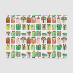 Weihnachtsgeschenke Parcels präsentiert Muster bun Seidenpapier