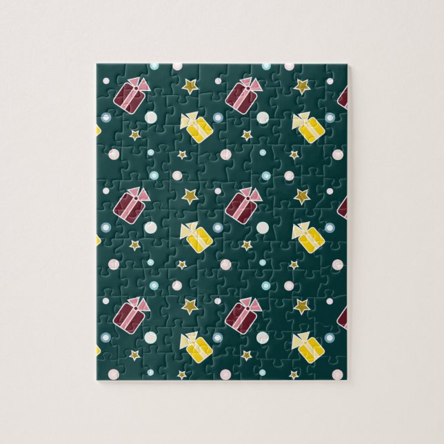 Weihnachtsgeschenke Puzzle (Vertikal)