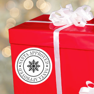 Weihnachtsgeschenke Runder Aufkleber