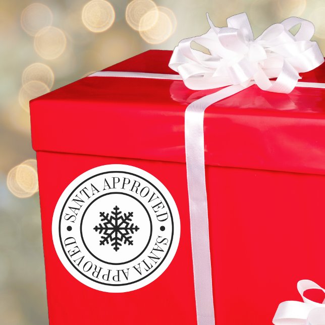 Weihnachtsgeschenke Runder Aufkleber (Von Creator hochgeladen)