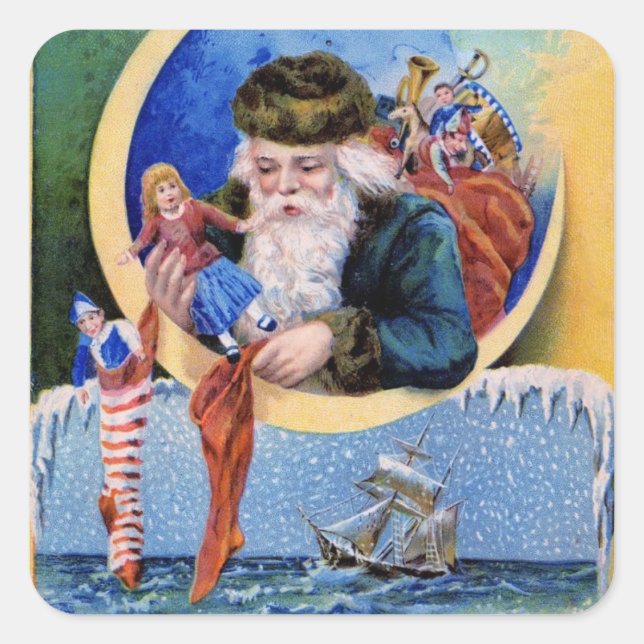 Weihnachtsgeschenke Stickers (Vorderseite)