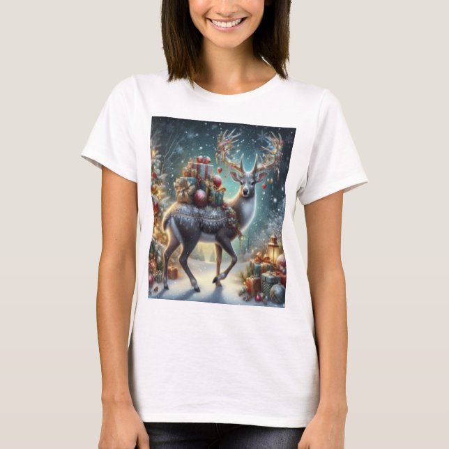 Weihnachtsgeschenke T-Shirt (Vorderseite)
