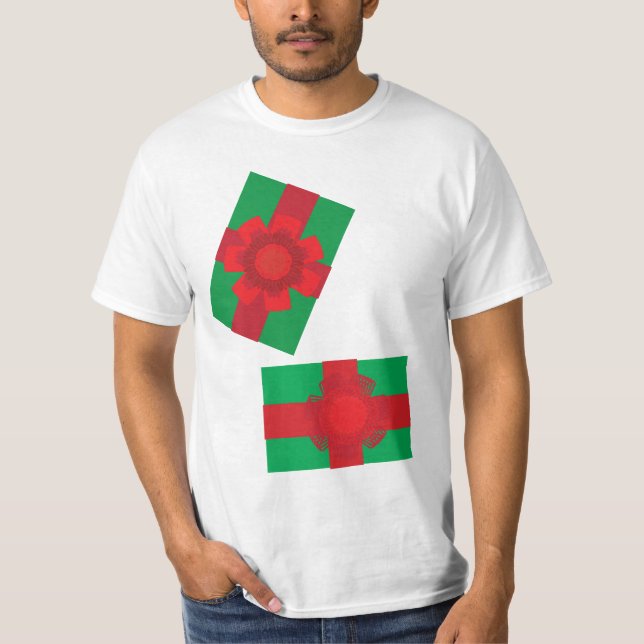Weihnachtsgeschenke T-Shirt (Vorderseite)