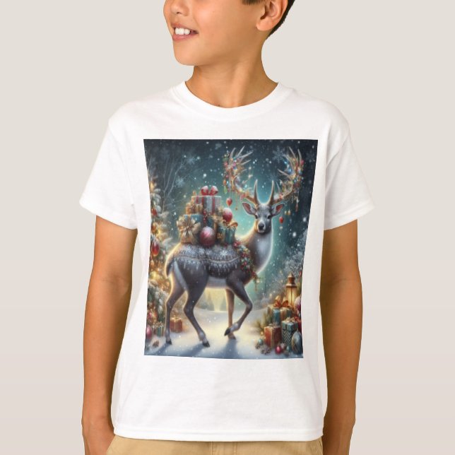 Weihnachtsgeschenke T-Shirt (Vorderseite)