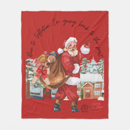 Weihnachtsgeschenke T-Shirt lustig Fleecedecke