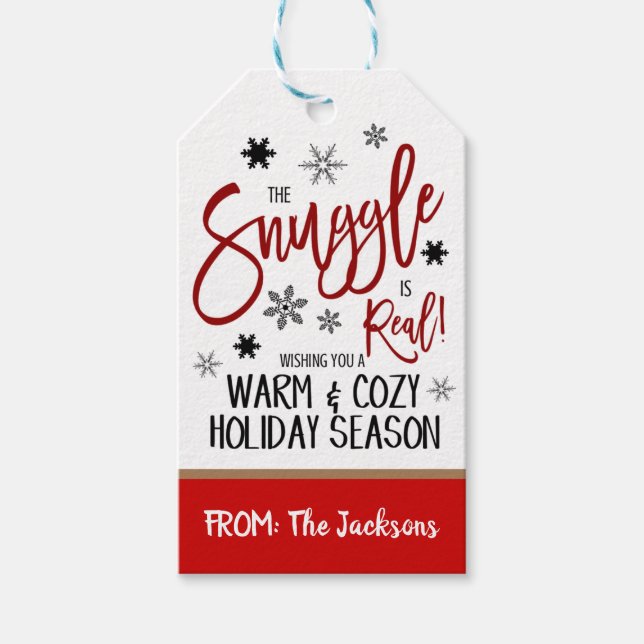 Weihnachtsgeschenke Tags Geschenkanhänger (Vorderseite)