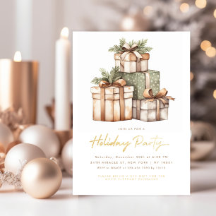 Weihnachtsgeschenke tauschen White Elephant Party Einladung