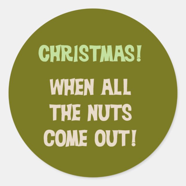 Weihnachtsgeschenke und Geschenke Runder Aufkleber (Vorderseite)