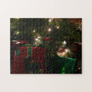 Weihnachtsgeschenke unter dem Weihnachtsbaum Puzzle
