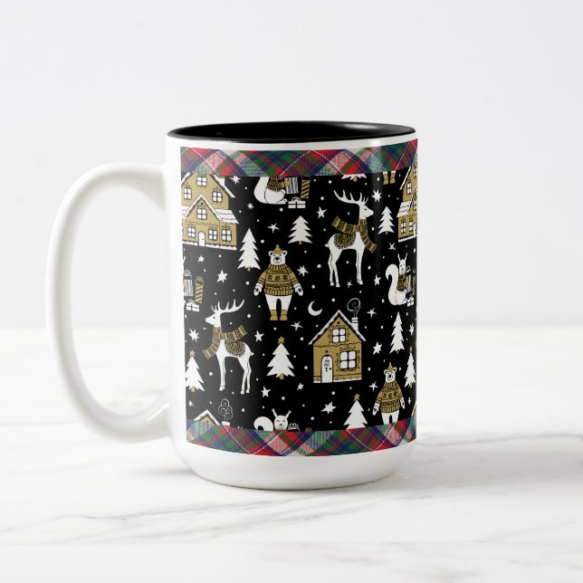 Weihnachtsgeschenke/Weihnachtsgeschenke/festliche  Zweifarbige Tasse (Links)