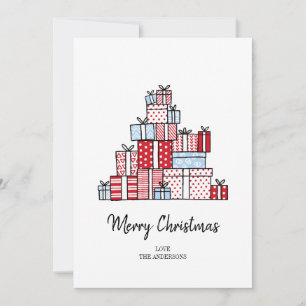 Weihnachtsgeschenke Weihnachtskarte Feiertagskarte