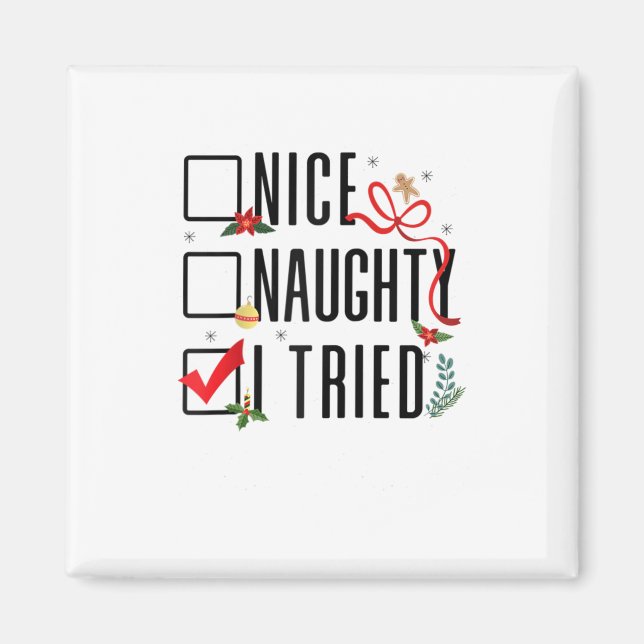 Weihnachtsgeschenke Weihnachtsliste Nizza Schönhei Magnet (Vorne)