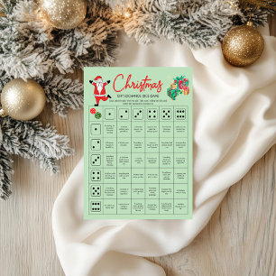 Weihnachtsgeschenketausch-Würfelspiel Würfeln