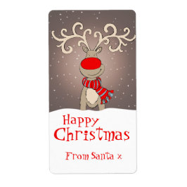 Weihnachtsgeschenketiketten grau