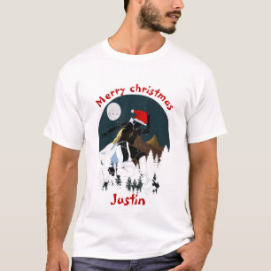 Weihnachtsgeschenkfamilie, personalisierte Bezeich T-Shirt