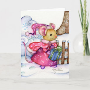 Weihnachtsgeschenkkarte Feiertagskarte