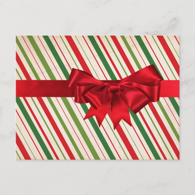 Weihnachtsgeschenkkarte Postkarte (Vorderseite)