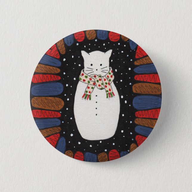 Weihnachtsgeschenkknopf Button (Vorderseite)