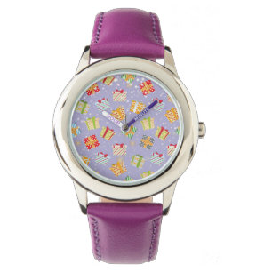 Weihnachtsgeschenkmuster Armbanduhr
