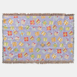 Weihnachtsgeschenkmuster Decke