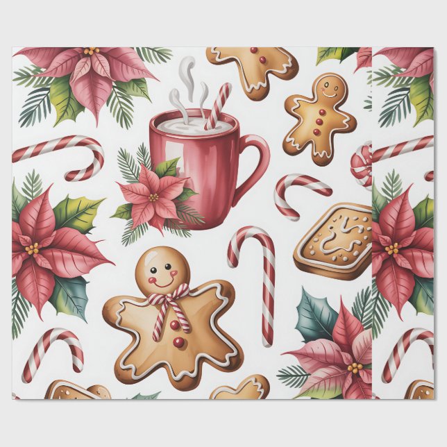 Weihnachtsgeschenkpapier Geschenkpapier (Flach)
