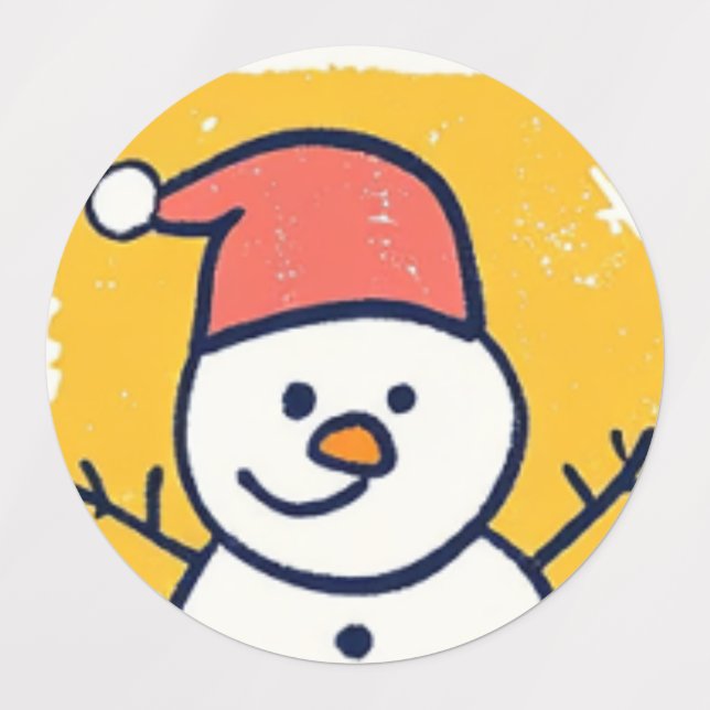 Weihnachtsgeschenksticker Etiketten (Design 3)