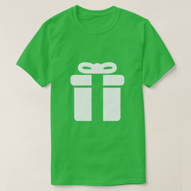 Weihnachtsgeschenksymbol T-Shirt (Design vorne)