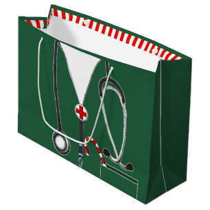 Weihnachtsgeschenktasche für Ärzte oder Krankensch Große Geschenktüte