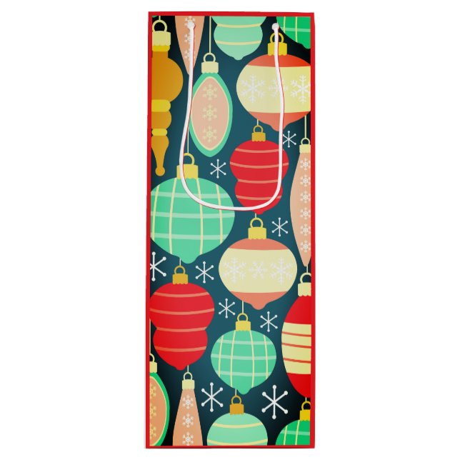 Weihnachtsgeschenktasche Geschenktüte Für Weinflaschen (Vorderseite)