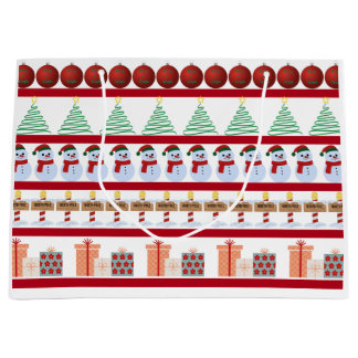 Weihnachtsgeschenktasche Große Geschenktüte