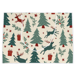 Weihnachtsgeschenktasche Große Geschenktüte