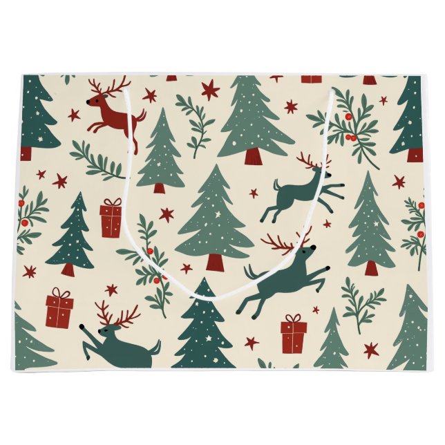 Weihnachtsgeschenktasche Große Geschenktüte (Vorderseite)