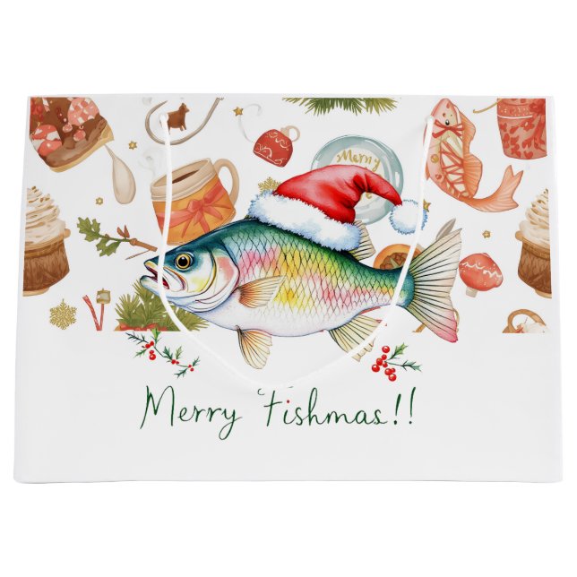 Weihnachtsgeschenktasche Große Geschenktüte (Vorderseite)