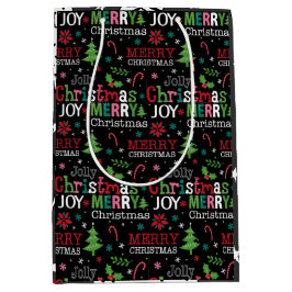 Weihnachtsgeschenktasche Mittlere Geschenktüte