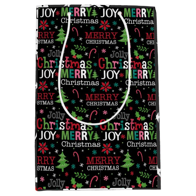 Weihnachtsgeschenktasche Mittlere Geschenktüte (Vorderseite)