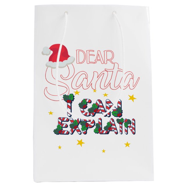 Weihnachtsgeschenktasche Mittlere Geschenktüte (Vorderseite)