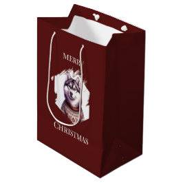 Weihnachtsgeschenktüten, Husky Holiday Mittlere Geschenktüte
