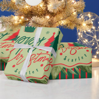 Weihnachtsgeschenkverpackung individuell mit indiv geschenkpapier