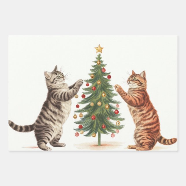 WEIHNACHTSGEschenkVERPACKUNGSPAPIER  Geschenkpapier Set (Vorderseite 2)