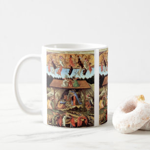 Weihnachtsgeschichte, Christi Geburt von Botticell Kaffeetasse
